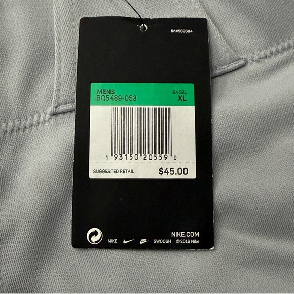 Nike Vapor Select Baseball Pants Gray Red Stripe Mens Size XL BQ5489-053 NEW - Picture 11 of 11